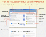 uCertify 70-229 SQL Server 2000 Design e screenshot